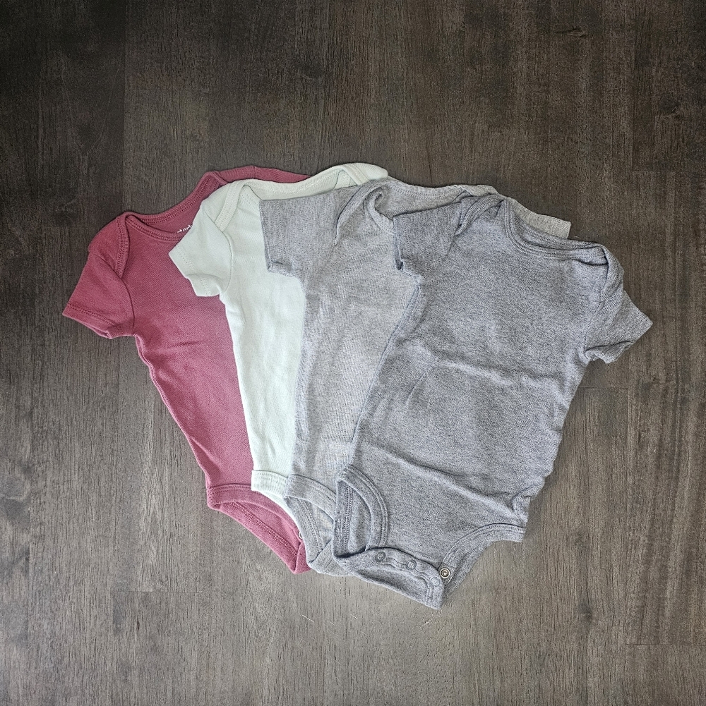 Set of Mixed Baby Bodysuits